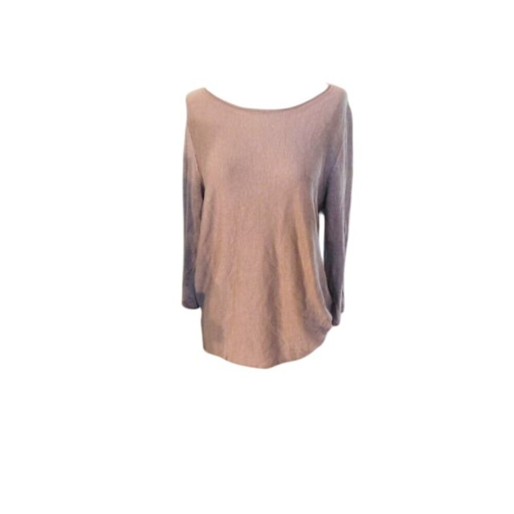 Peck & Peck Size M Medium Linen Blend Knit Classic Top NWT $49